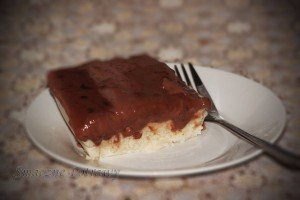 Szybki pudding z kaszy manny z budyniem