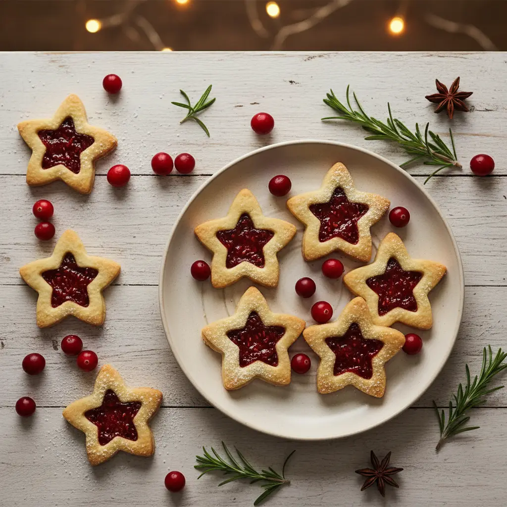 Ciasteczka gwiazdki z nadzieniem