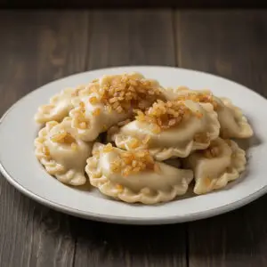 Pierogi ruskie z cebulką