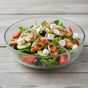 Sałatka grecka z kurczakiem