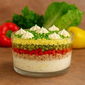 Sałatka łabędzi puch przepis