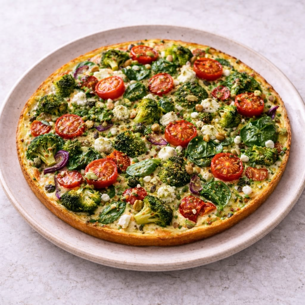 Frittata domowa z warzywami