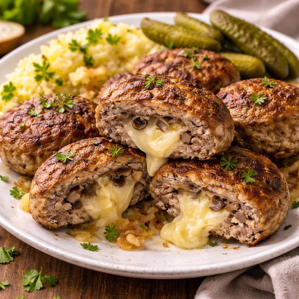 Kotlety mielone z serem