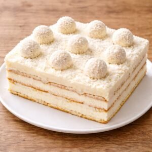 Ciasto Rafaello bez pieczenia