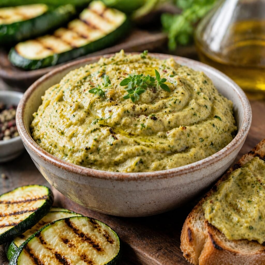 Pasta z grillowanej cukinii