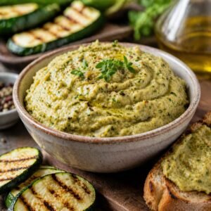 Pasta z grillowanej cukinii