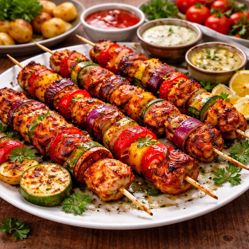 Szaszłyki z grilla przepis