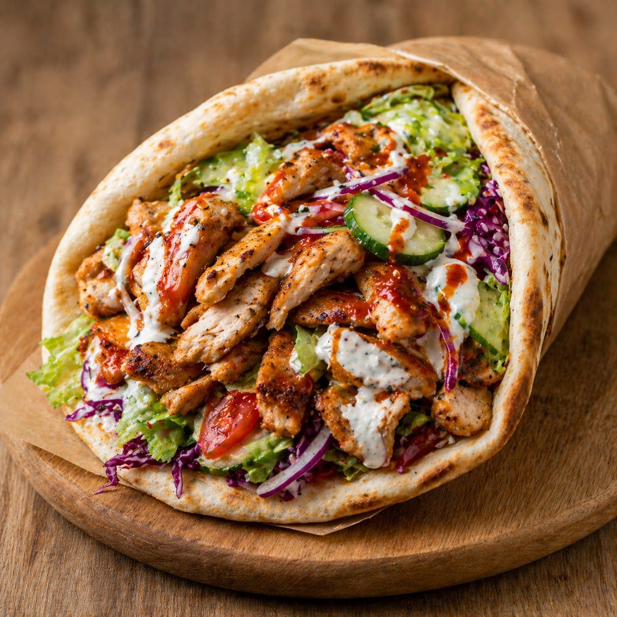 Grillowany kebab z warzywami