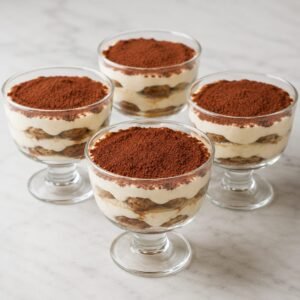Tiramisu w pucharkach przepis