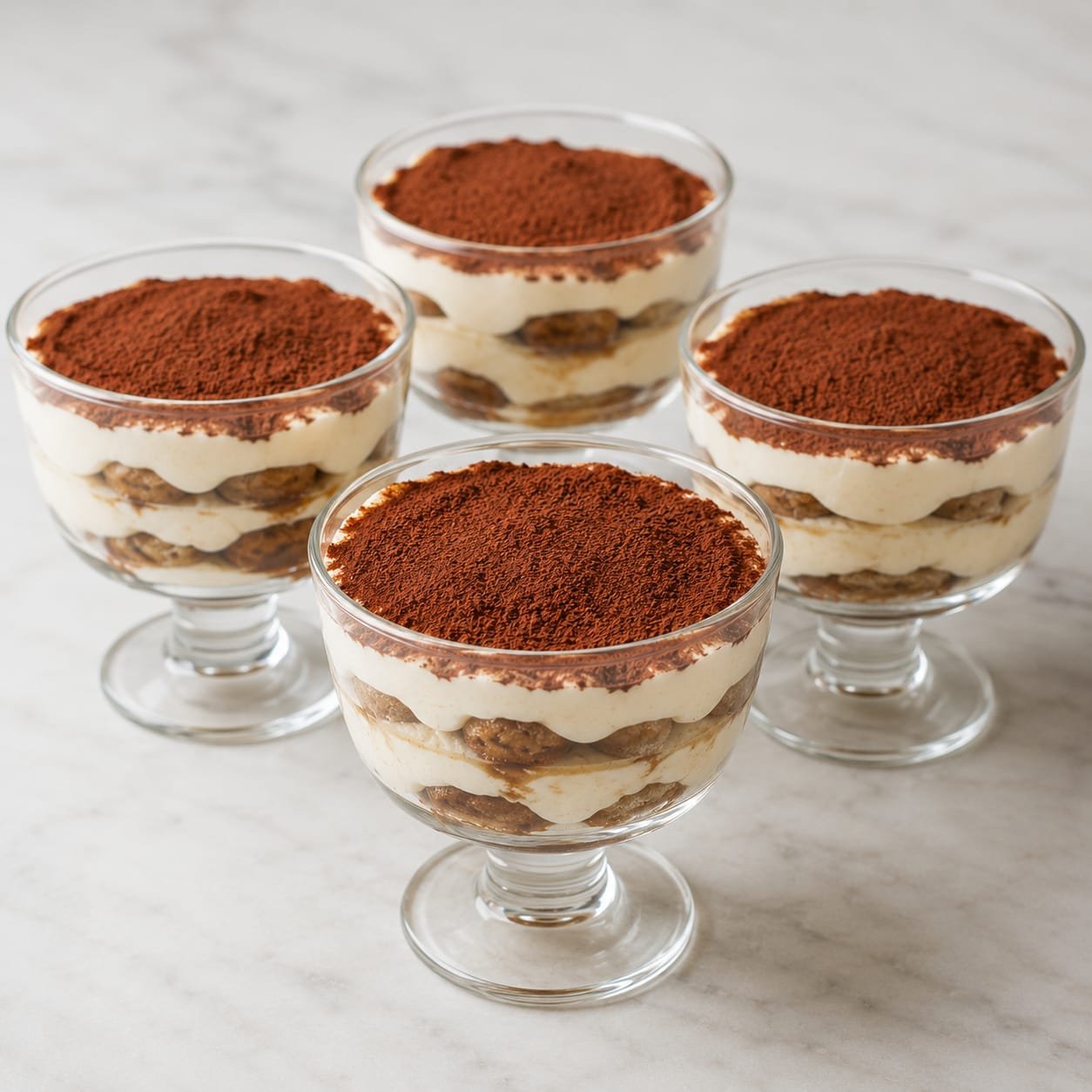 Tiramisu w pucharkach przepis