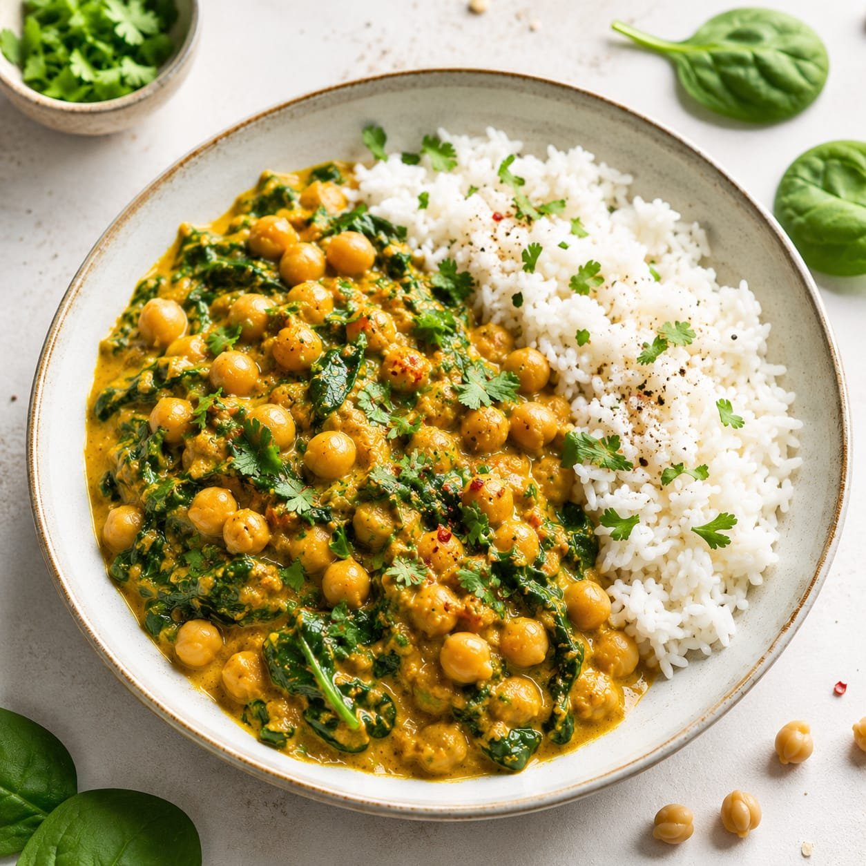 Curry z ciecierzycą przepis